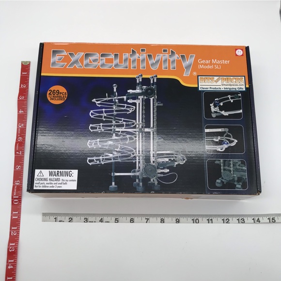 Executivity Gear Master Marble Maze Marble Track Set Building Toy Kids Project - Picture 10 of 13